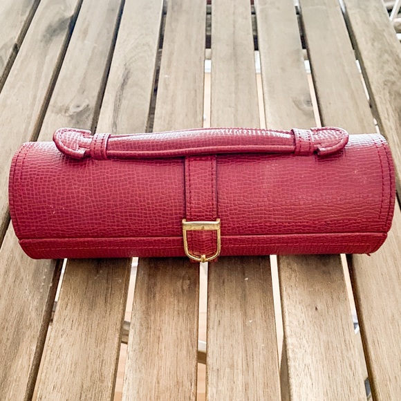 Travel Faux Leather Jewellery Case - Picture 1 of 4